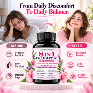 Cápsulas de Inositol para el Apoyo del Ciclo Menstrual de Marca Privada con metilfolato y coq10 para el bienestar femenino OEM ODM - Product Image 2