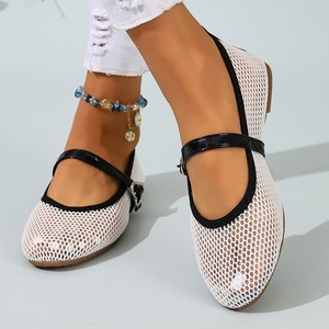 <span class=keywords><strong>Sandali</strong></span> Mary Jane da Donna con <span class=keywords><strong>Tacco</strong></span> <span class=keywords><strong>Basso</strong></span>, in Pelle Lucida, Semplici ed Eleganti, di Alta Qualità, Personalizzabili all'Ingrosso - Product Image 2