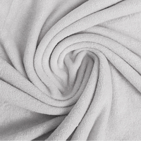 Tissu de serviette à capuche en microfibre de coton bambou pour le bain des bébés au toucher lisse vente en gros