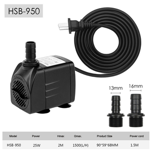 Bomba de Agua Sumergible de 2000 l/h para Lagos, Bomba Sumergible de 110 Voltios para Estanques de Peces Koi, Fuentes, Acuaponía, Peceras y Acuarios - Product Image 2