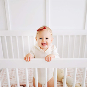 Diadema de nailon con lazo de terciopelo para bebé recién nacido, accesorios para el cabello - Product Image 2