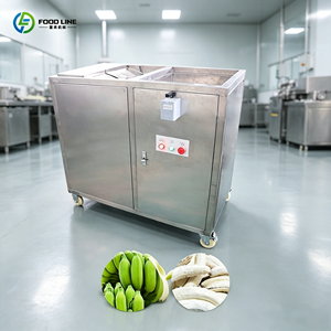 Machine à peler les plantains 1500 <span class=keywords><strong>kg</strong></span>/h, machine à peler et à trancher les plantains en acier inoxydable - Product Image 1