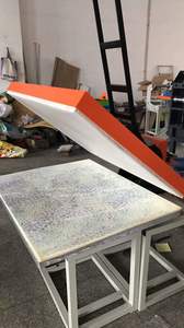 Высокая скорость 100*80 см ручной термопресс сублимационный каландер ткань рулоны авто - Product Image 3