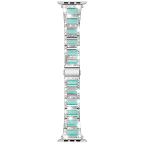 Lady Bling Diamant Strass Résine <span class=keywords><strong>Bracelet</strong></span> en acier inoxydable <span class=keywords><strong>Bracelet</strong></span> pour <span class=keywords><strong>Apple</strong></span> <span class=keywords><strong>Watch</strong></span> 38 40 41 42 44 45 46 49 Ultra - Product Image 4
