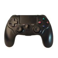 GAMINJA Contrôleur privé à double choc Manette de jeu sans fil avec bouton Turbo Moteur de vibration et boutons tactiles pour PS4