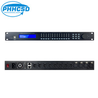 Processeur audio numérique 4 entrées 8 sorties Modèle P-480 ; Unité de traitement DSP professionnelle anti-retour pour scène et KTV