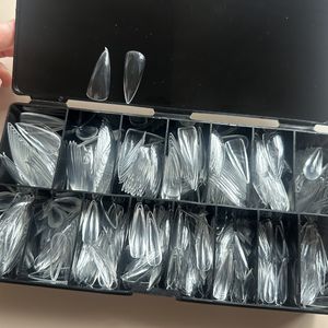 Nouvelle arrivée 600 pièces appuyez sur les <span class=keywords><strong>faux</strong></span> <span class=keywords><strong>ongles</strong></span> couverture complète pointes longues <span class=keywords><strong>Capsule</strong></span> ABS pré-conçu <span class=keywords><strong>pour</strong></span> l'utilisation des doigts - Product Image 2