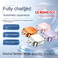 [Chargeur à déconnexion automatique] Dispositif de coupure d'alimentation à pleine puissance pour téléphone portable, avec arrêt automatique IA et éjection du câble Type-C