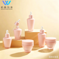 Flacon cosmétique en verre transparent de haute qualité, bon marché, luxueux, disponible en plusieurs couleurs, personnalisable