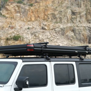 Carpa de Techo Rígida de Montaje Automático con Amortiguador de Gas, Despliegue Rápido, Triangular de Aluminio, para 2 Personas, para SUV, Camioneta, Furgoneta - Product Image 6