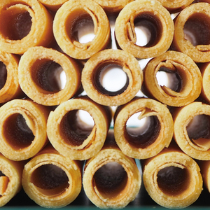 Deliciosos y Sabrosos Rollos de Coco Crujientes, Rollos de Huevo, Bocadillos Deliciosos, Bocadillos de Granos, Rollos de Huevo, Productos de Huevo, Comida China - Product Image 4