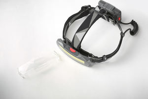 Linterna frontal LED COB curva ultraancha de plástico, 640 lm, doble alimentación, IP66, resistente a caídas de 2 m, luz trasera roja, para tareas industriales de corto alcance - Product Image 4