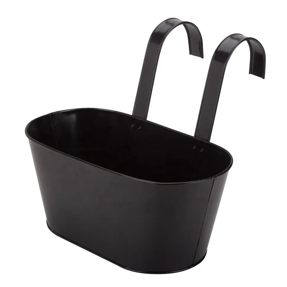 Vintage Kim Loại Đúp Hook Flower Pot Treo Planter Cho Quà Tặng