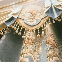 Textiles de styliste professionnel luxueux, tissu Jacquard de Style marocain, tissu brodé, canapé Textile en velours/