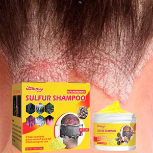 Shampoo au soufre South Moon pour les pellicules, rafraîchissant, soulageant les démangeaisons, réduisant la tinea capitis, meilleur shampooing pour le cuir chevelu séborrhéique - Product Image 1