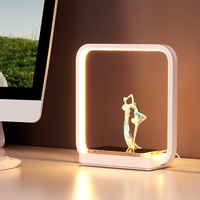 Lampe de nuit LED décorative personnalisée en gros IMYCOO pour la décoration de la maison, chargeur sans fil portable, capteur de table, lampe de nuit pour la chambre à coucher
