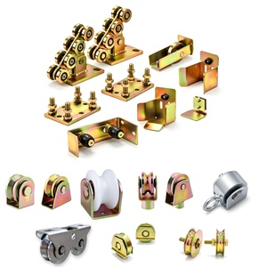 Kit de chariot de <span class=keywords><strong>portail</strong></span> à 8 roues en acier galvanisé avec rouleaux zingués et rail de guidage <span class=keywords><strong>pour</strong></span> <span class=keywords><strong>portail</strong></span> extérieur robuste - Product Image 5