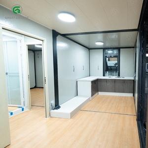 现代预制2层住宅豪华模块化钢别墅，带浴室预制预制住宅，用于居住办公住宿 - Product Image 5