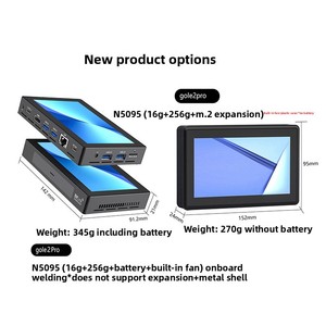 Win 11 PRO搭載 Celeron N5095 ミニPC 16GB DDR4 256GB EMMC 4K60Hzディスプレイ ギガビットイーサネット 冷却ファン搭載 デスクトップパソコン (米国版) - Product Image 4