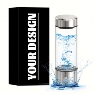 Bouteille d'eau hydrogénée avec logo personnalisé, technologie SPE PEM, générateur d'eau riche en hydrogène portable, tasse à hydrogène riche en H2 - Product Image 1