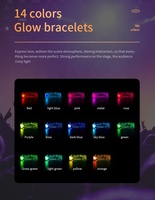 Bracelet led lumineux, 10 couleurs, pour événement, original