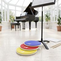 Factory Direct 10 Inch Practice Drum Pad Multi Color - Drum Accessories & Musical Instrument Accessories
