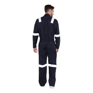 Combinaison de travail haute visibilité réfléchissante pour hommes, vêtements de travail de sécurité, vêtements de travail industriels, imperméables, coupe-vent, fluorescents, multi-poches - Product Image 4