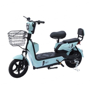 จักรยานไฟฟ้าราคาประหยัด 14 นิ้ว 350 วัตต์ 3 สปีด โครงเหล็ก ไฟหน้าดิจิตอลอิเล็กทรอนิกส์ หน้าจอ LCD  48 โวลต์ สกู๊ตเตอร์ไฟฟ้า - Product Image 1