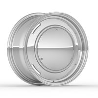 Jante de roue de 17 pouces électro-plaquée pour grand pot, 5*112 ET38, technologie de tournage de précision CNC, disponible en 15-24 pouces pour la personnalisation