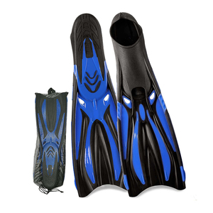 Cómodo Uso de aletas de buceo de tacón cerrado aleta de esnórquel hoja corta PP TPR Material duradero súper cómodo - Product Image 1