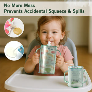 Support <span class=keywords><strong>pour</strong></span> carton de lait avec poignée, récipient anti-écrasement <span class=keywords><strong>pour</strong></span> lait, tasse à boire <span class=keywords><strong>pour</strong></span> bébé avec poignée <span class=keywords><strong>pour</strong></span> l'apprentissage de la consommation de lait - Product Image 4