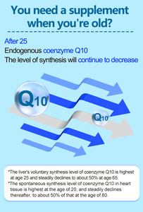 Q10โคเอนไซม์พรีเมียมและคอลลาเจนผลิตภัณฑ์เสริมอาหารวิตามินหลายชนิด100แคปซูลต่อขวด - Product Image 6