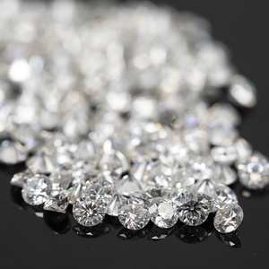 Pierres de moissanite synthétiques rondes de petite taille en vrac ZF, taille brillante, couleur DEF, clarté VVS1, 1,0 mm à 2,9 mm, GRA Star, 1 carat - Product Image 3