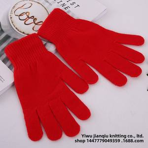 Sarung Tangan Rajut Warna Polos Lembut Anti Beku Hangat Musim Dingin Gaya Korea untuk Olahraga dengan Logo Kustom - Product Image 6