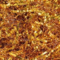 Bandes de papier crépon colorées, impression sérigraphique double face, paquet de 100g, remplissage pour boîte cadeau, décoration pour mariage et fête