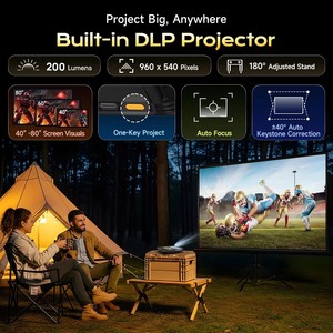 Ulefone Armor Pad 5 Ultra 5G Rugged <b>Tablet</b> Portable Projector 200LM 24200 mAh 120W Up to 12GB +512GB Android 15 10.95" FHD 64MP - Product Image 2