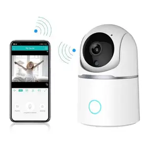 Popular CCTV WIFI Indoor Camera 1080P One Touch Calling Baby Monitor Camera With Motion Tracking Two Way Audio Support Tuya App