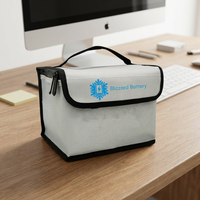 Sac de stockage LiPo personnalisé OEM d'usine, grande capacité, étanche, ignifuge, anti-explosion, pour batterie au lithium