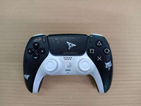 Manette sans fil P-S5 BT avec double vibration, moteur de vibration, gâchettes adaptatives, pavé tactile, lumières RGB, mode Turbo pour mobile et PC