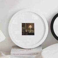 Cadre photo mural en bois rond de haute qualité de 5 et 6 pouces cadre photo élégant imprimé UV pour la décoration intérieure