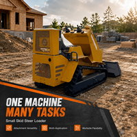 Minipala cingolata diesel Kubota Euro 5 EPA da 800 kg-1000 kg con trinciatrice forestale e tosaerba