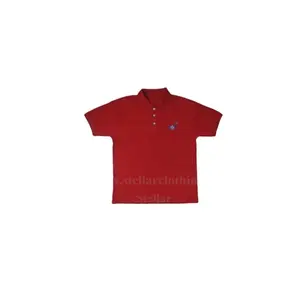 OEM produttore personalizzato di indumento lavato soft feel Polo da uomo t-shirt con Logo ricamato sul petto e tasca di raccolta