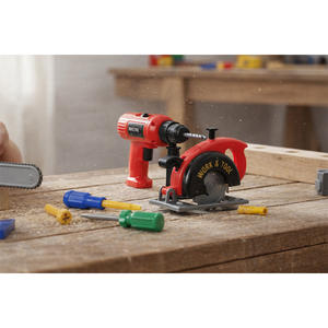 Juguete de Construcción Mecánico para Niños, Sierra Circular (No Requiere Batería) - Product Image 1