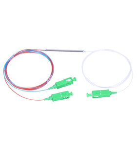 Divisor de acoplador de fibra óptica FTTH de 250mm de modo único con conector SCAPC 1x2 Divisor óptico Ftth Fbt - Product Image 1