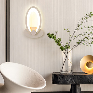 Zhongshan Postmodern Creative Bedroom Living Room Corridor Aisle Wall <b>Lamp</b> LED <b>Crystal</b> Body Plastic <b>Shade</b> Touch Control Dimmable - Product Image 5