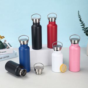 Termo Deportivo de Acero Inoxidable con Aislamiento al Vacío, Boca Ancha, Diseño Anticaída, Mantiene la Temperatura de 6 a 12 Horas - Product Image 1