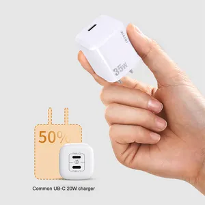 เครื่องชาร์จเร็ว Gan Wall Pd 30W 35W Usb C Type-C สำหรับชาร์จโทรศัพท์มือถือ