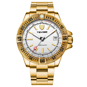 Montre mécanique étanche, tendance, automatique, bracelet en acier, montre de luxe pour homme - Product Image 3