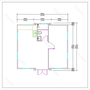 Appartamento Modulare Prefabbricato <span class=keywords><strong>in</strong></span> Struttura d'Acciaio a Montaggio Rapido e Facile, Eco-Sostenibile, Maison Préfabriquée Conteneur <span class=keywords><strong>in</strong></span> <span class=keywords><strong>Vendita</strong></span> - Product Image 2