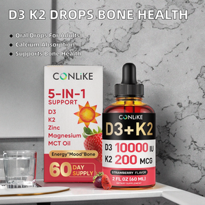 <span class=keywords><strong>D3</strong></span>&K2 Magnesium Zink MCT Olie 60ml Oraal Vloeibare Vitaminen voor Volwassenen & Baby's Bevordert Calciumopname & Gezonde Botten - Product Image 2
